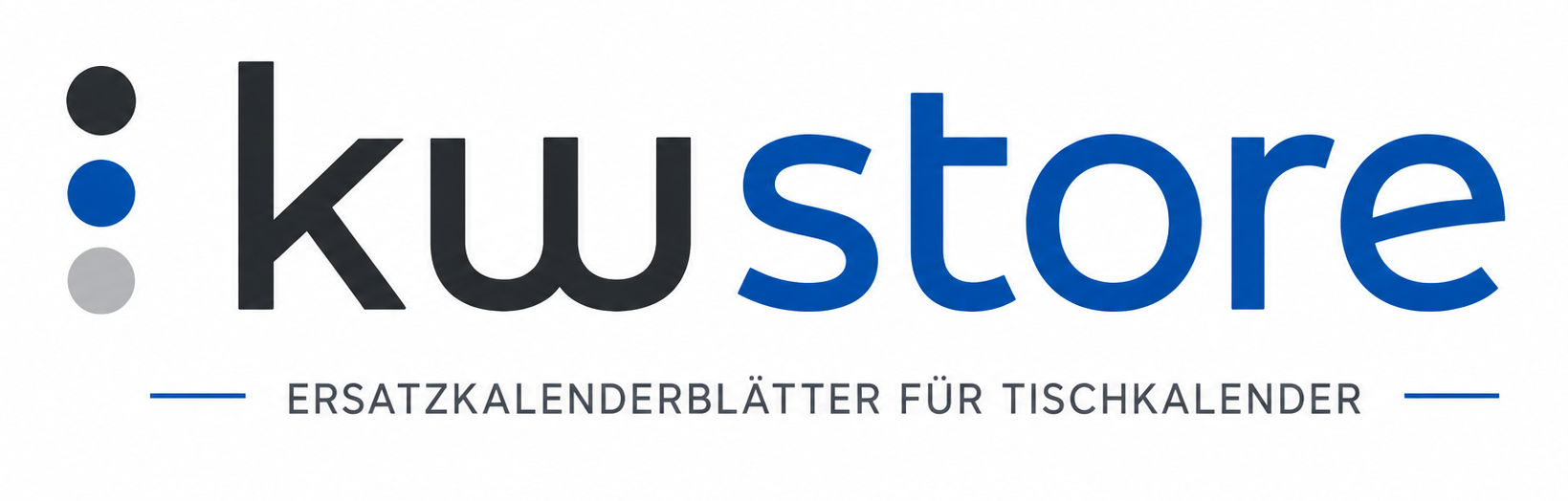 kwstore – Ersatzkalenderblätter für Tischkalender